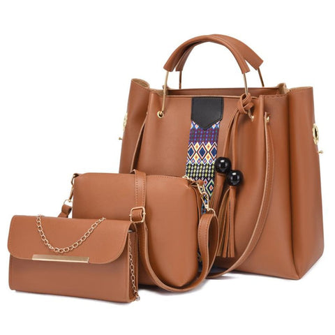 CASUAL LEATHER BAG SET