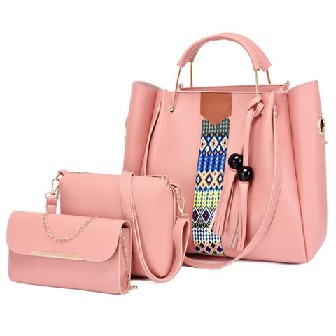 CASUAL LEATHER BAG SET